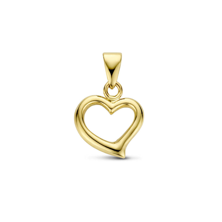 pendant heart 14K yellow gold