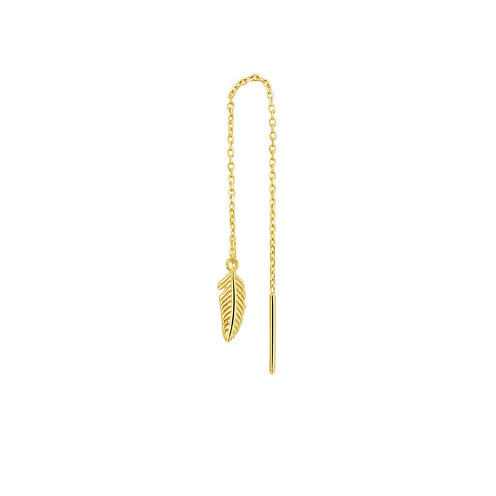 pull-through earring spring per piece 14K yellow gold