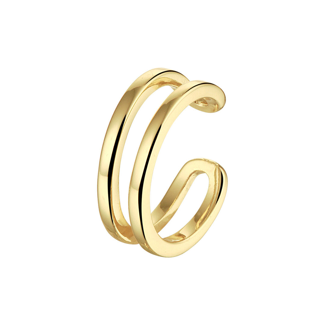 earcuff 1 micron silver gold plated (yellow)