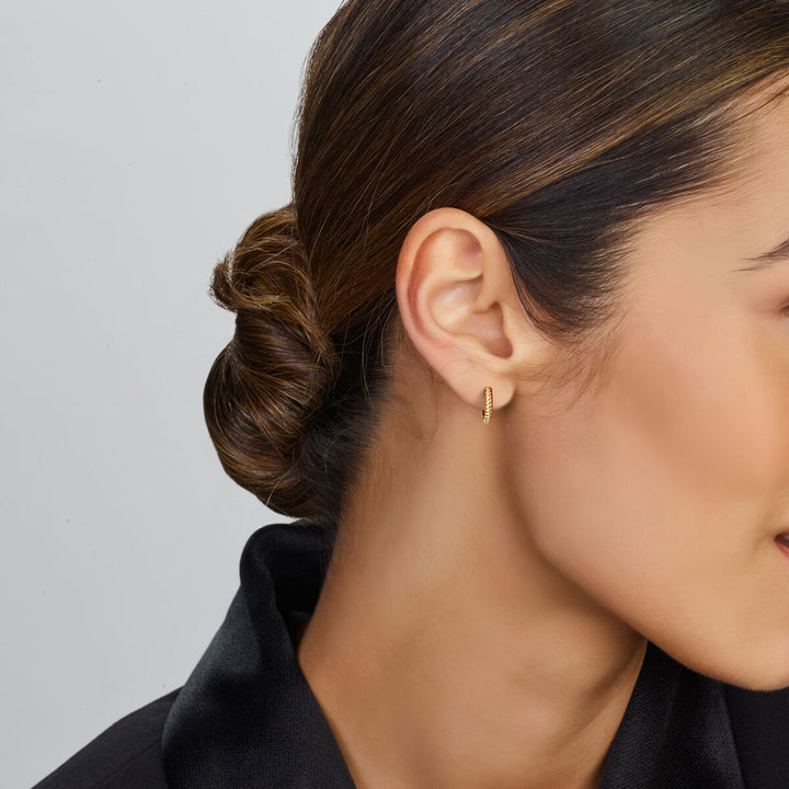 drop earrings 14K yellow gold