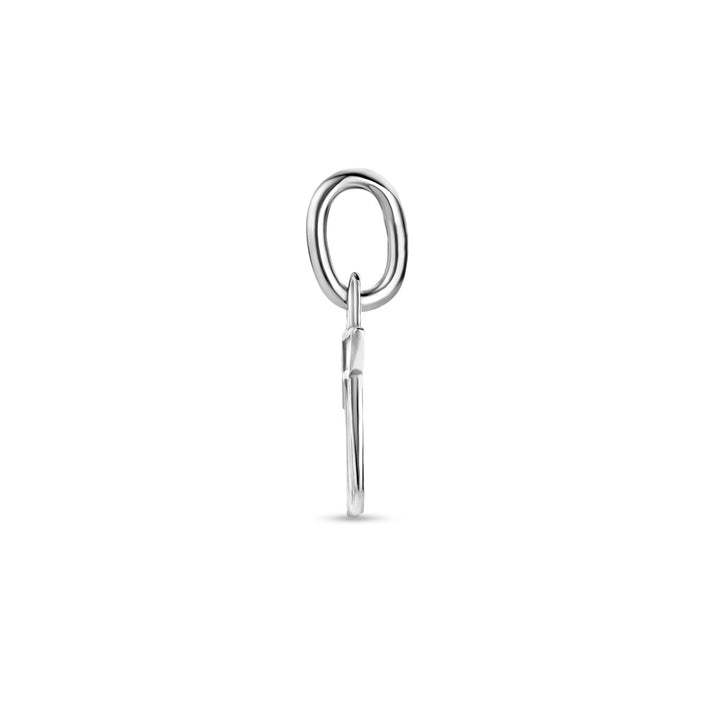 hanger chai teken zilver gerhodineerd