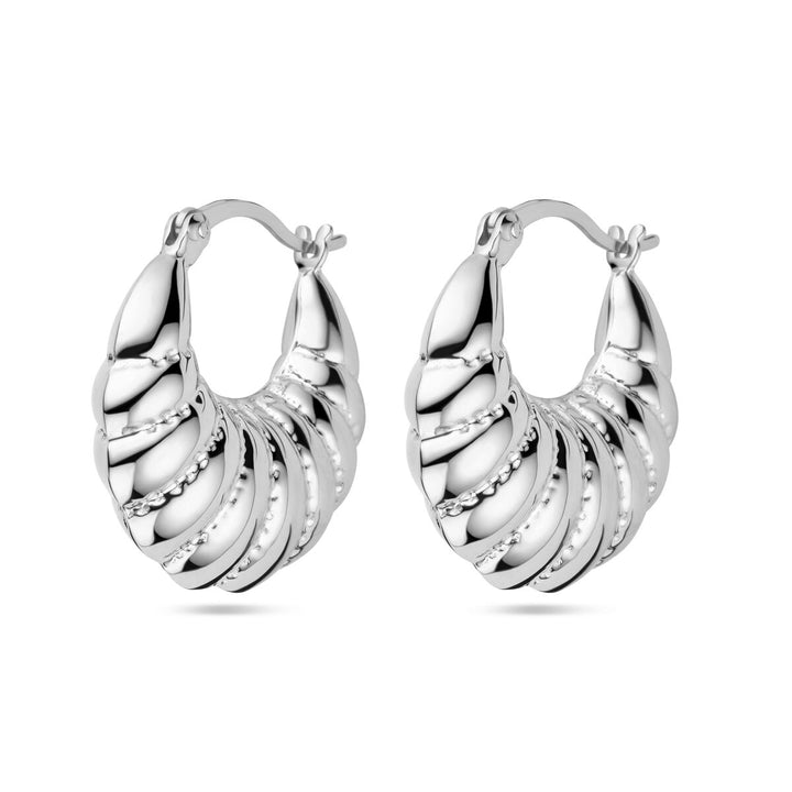earrings silver rhodium plated