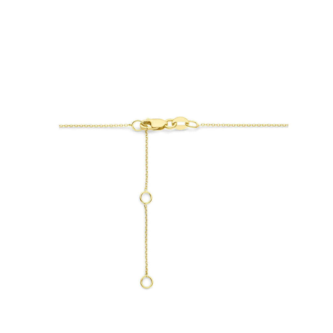 Gold ladies necklace diamond 18K