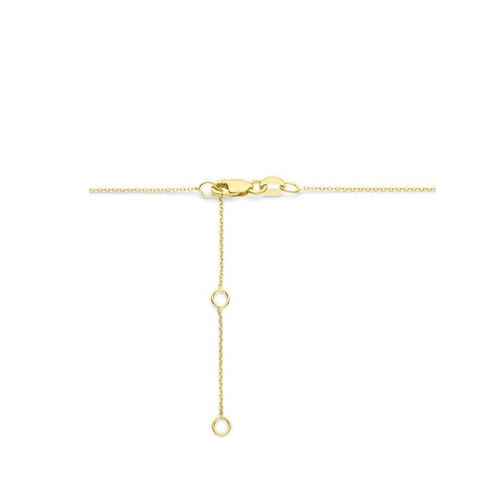 Gold ladies necklace diamond 18K