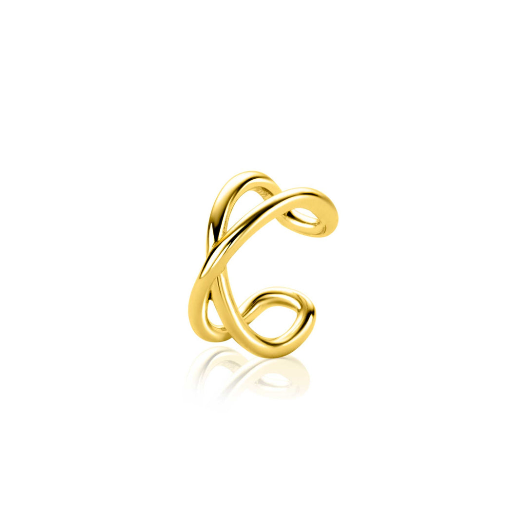 Zinzi Earrings Gold Plated Zio Cuff5 G