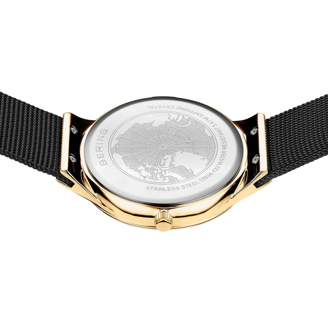 Bering ladies watch black dial - 12934-132