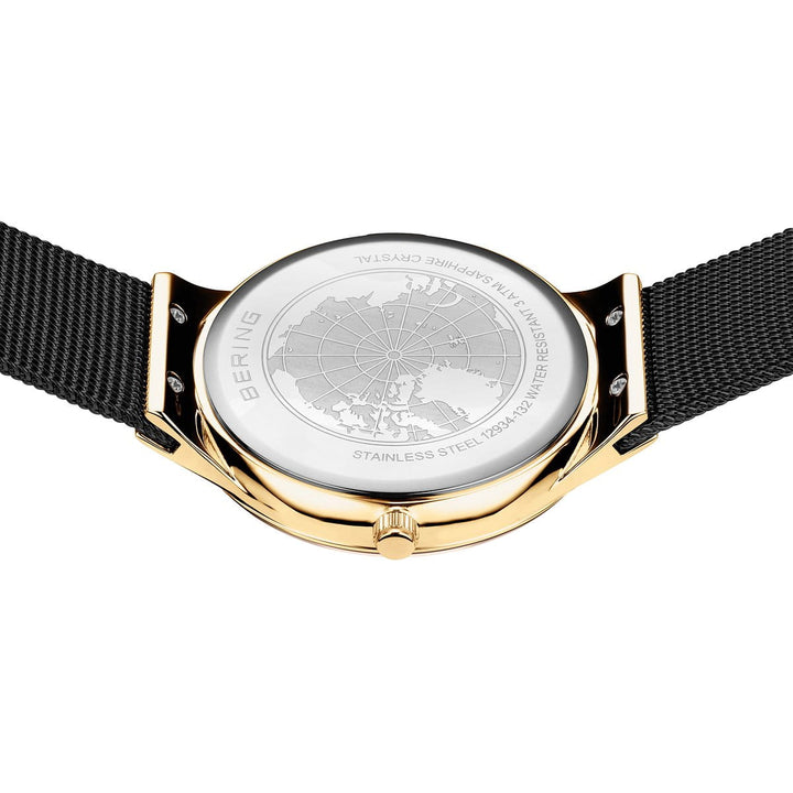 Bering ladies watch black dial - 12934-132
