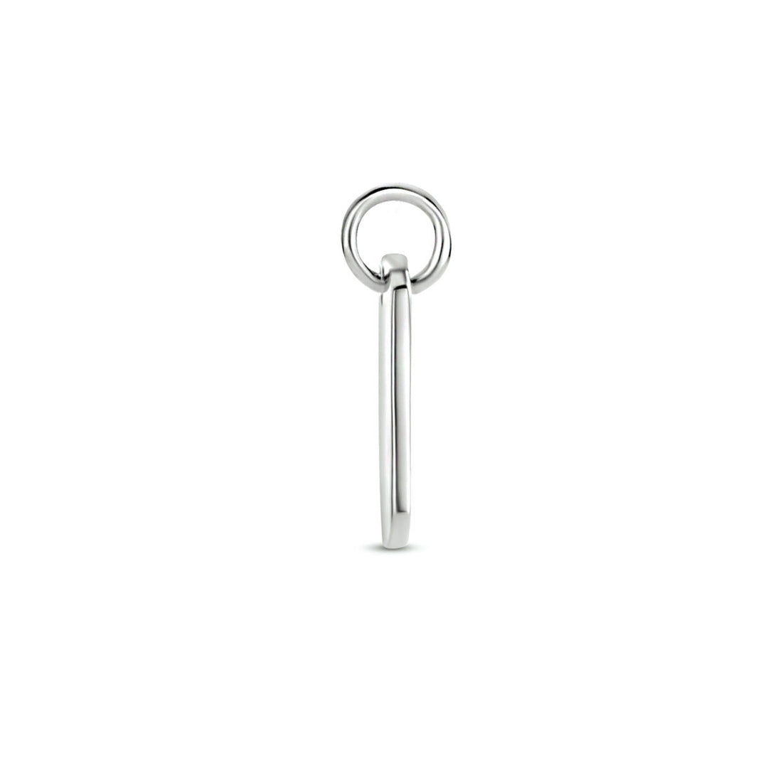 engraving pendant silver rhodium plated