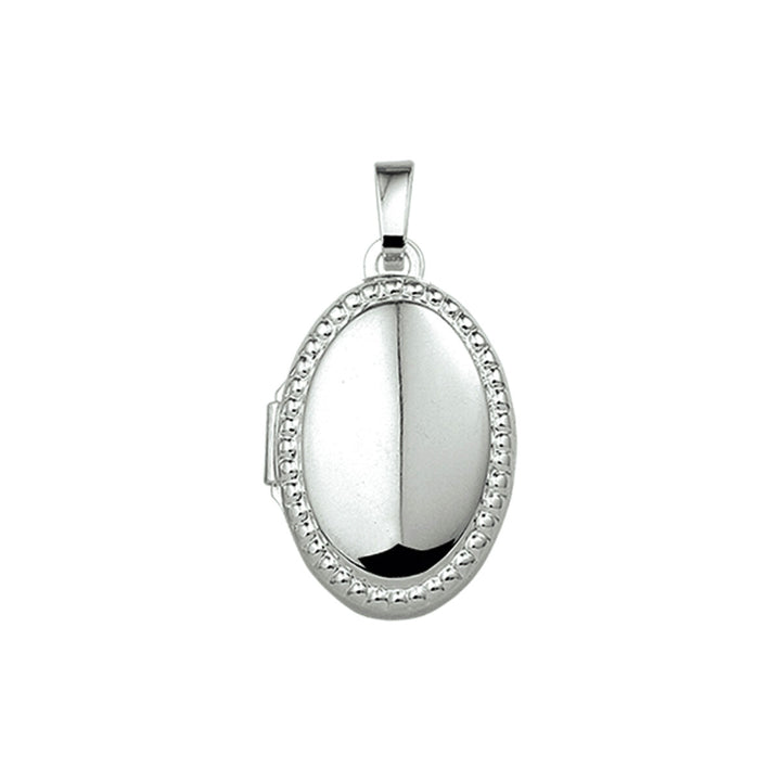 medallion silver rhodium plated