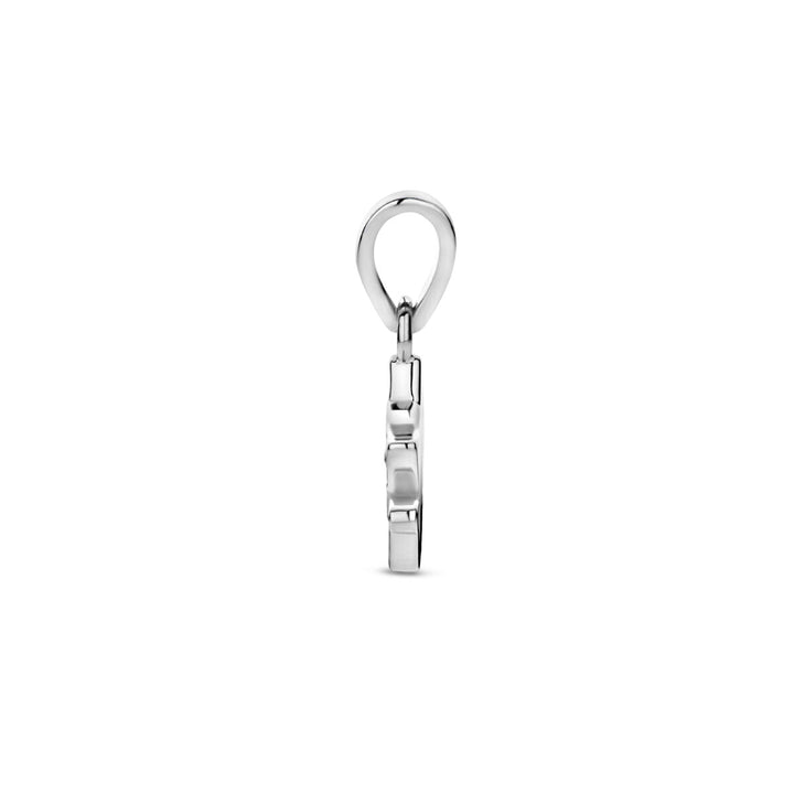 pendant cat silver rhodium plated