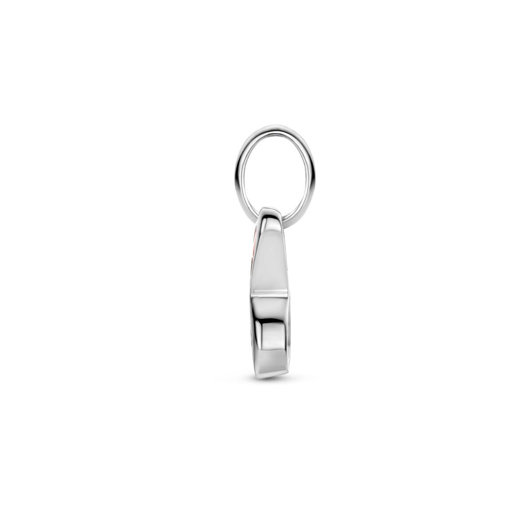 pendant rabbit silver rhodium plated