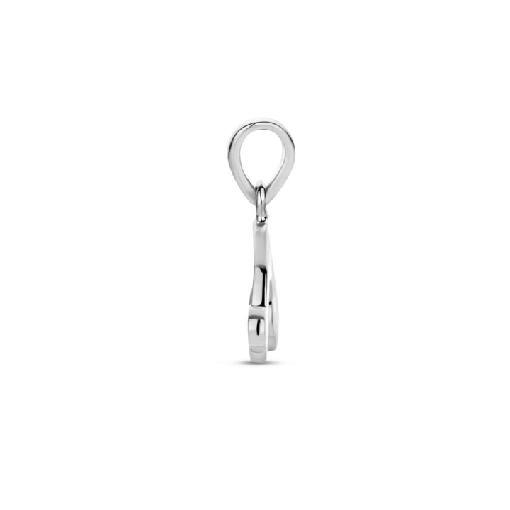 pendant rainbow silver rhodium plated
