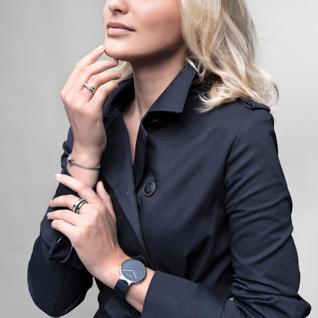 bering unisex horloge blauwe wijzerplaat - 14539-307