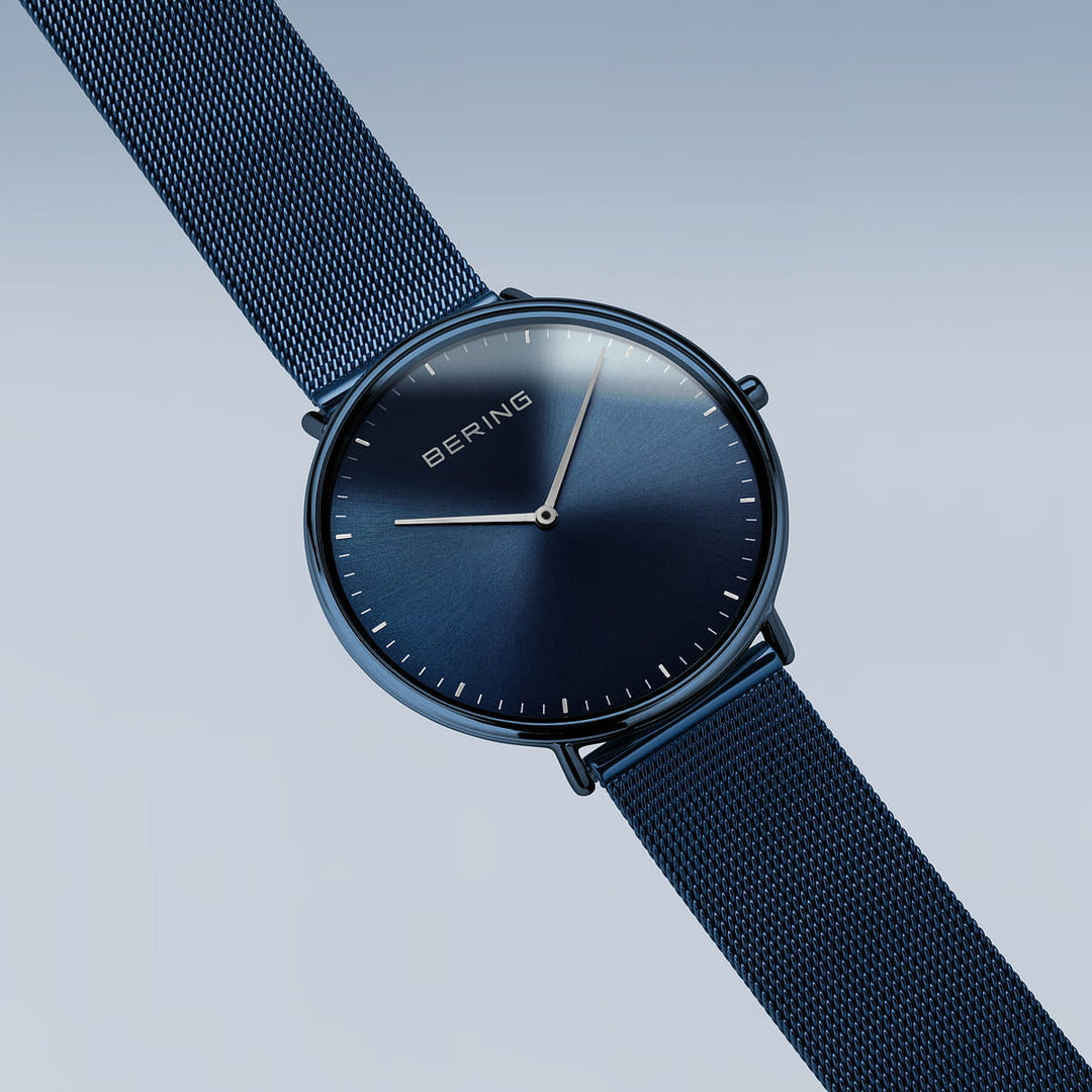 Bering unisex watch blue dial - 15739-397