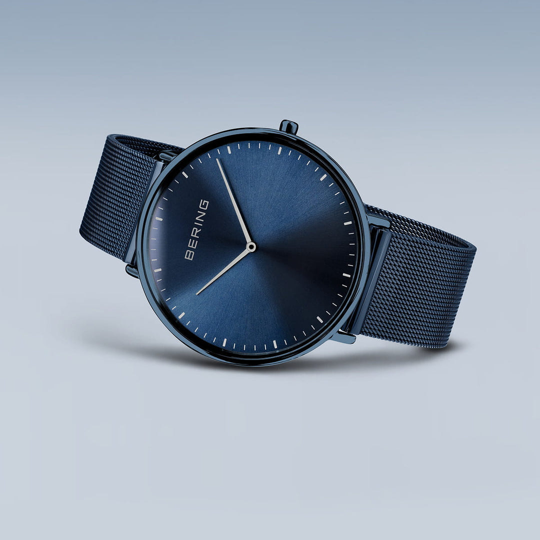 Bering unisex watch blue dial - 15739-397