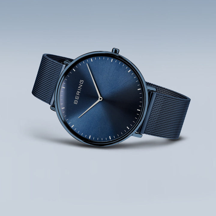 Bering unisex watch blue dial - 15739-397