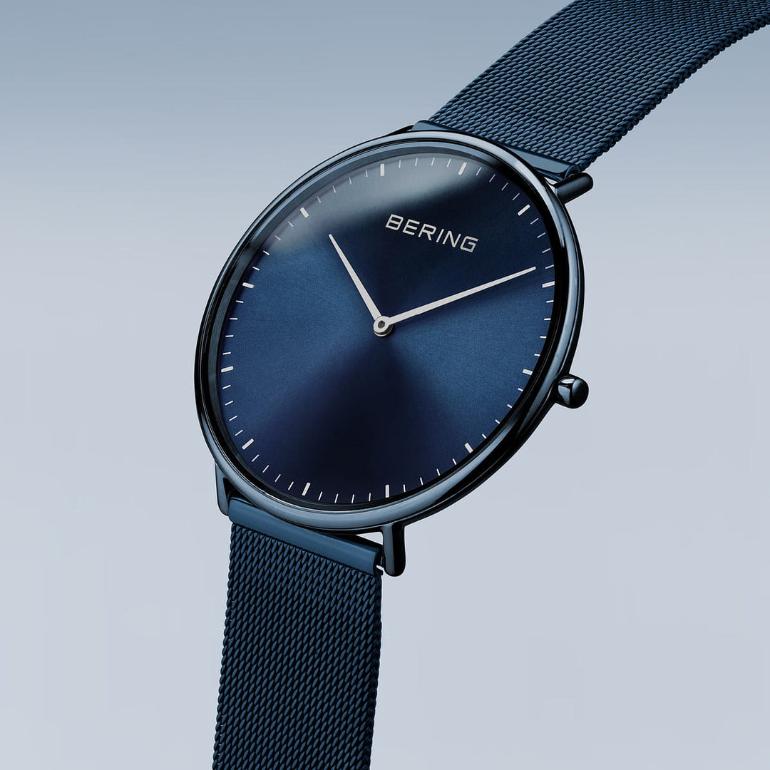Bering unisex watch blue dial - 15739-397