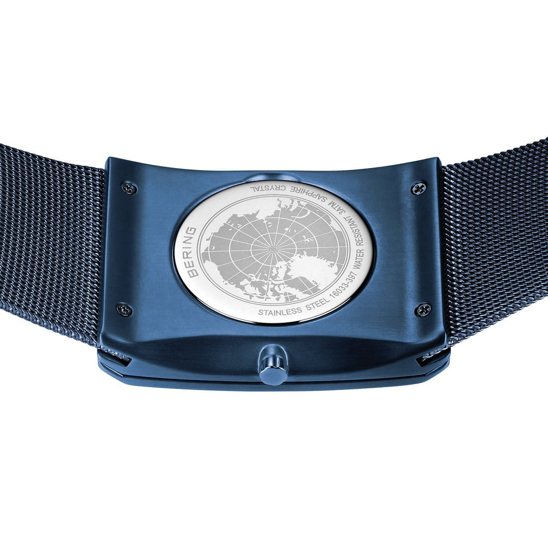 Bering men's watch blue dial - 16033-397