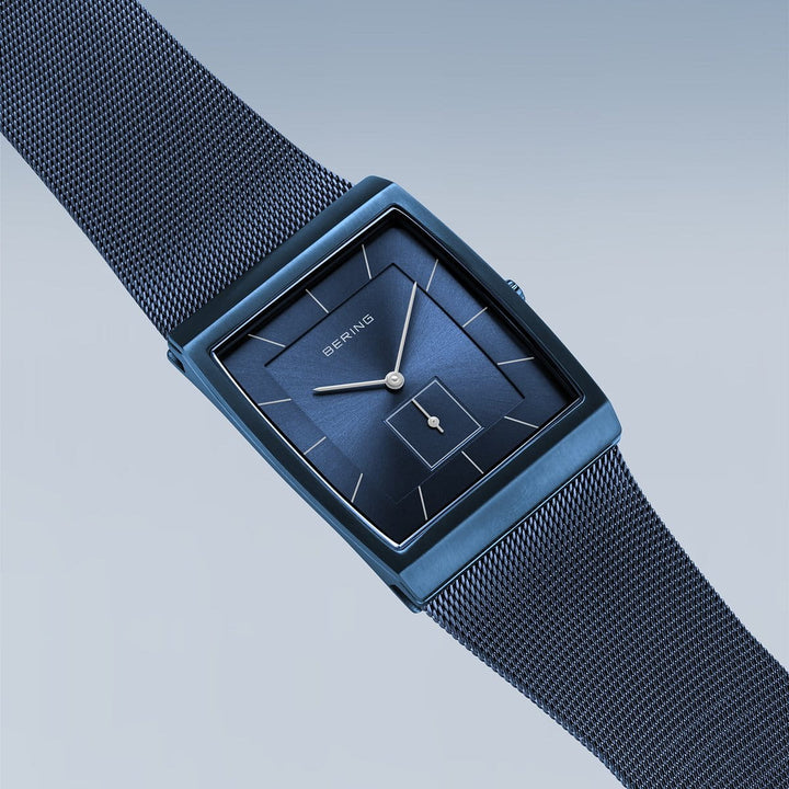 Bering men's watch blue dial - 16033-397