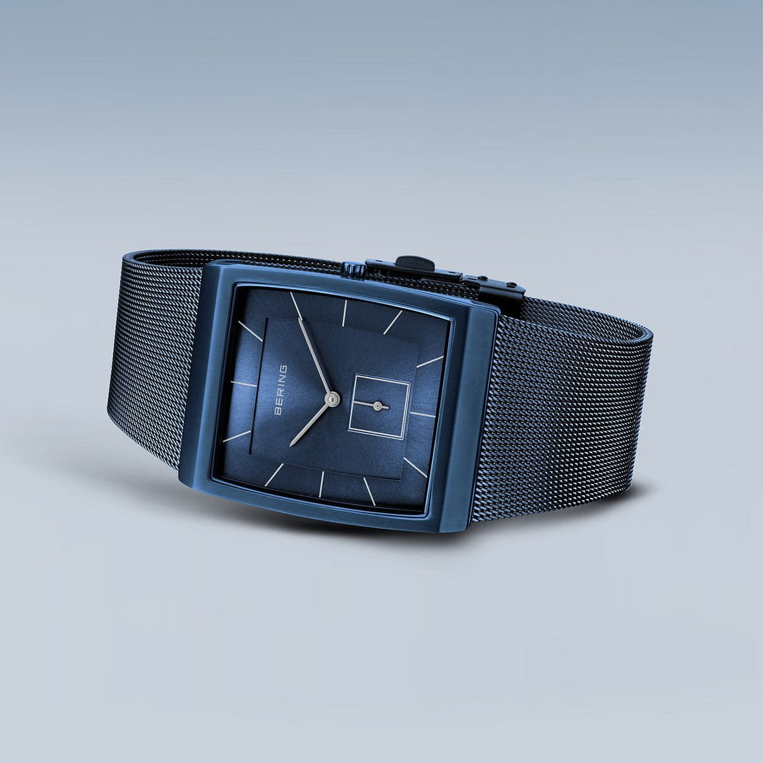Bering men's watch blue dial - 16033-397