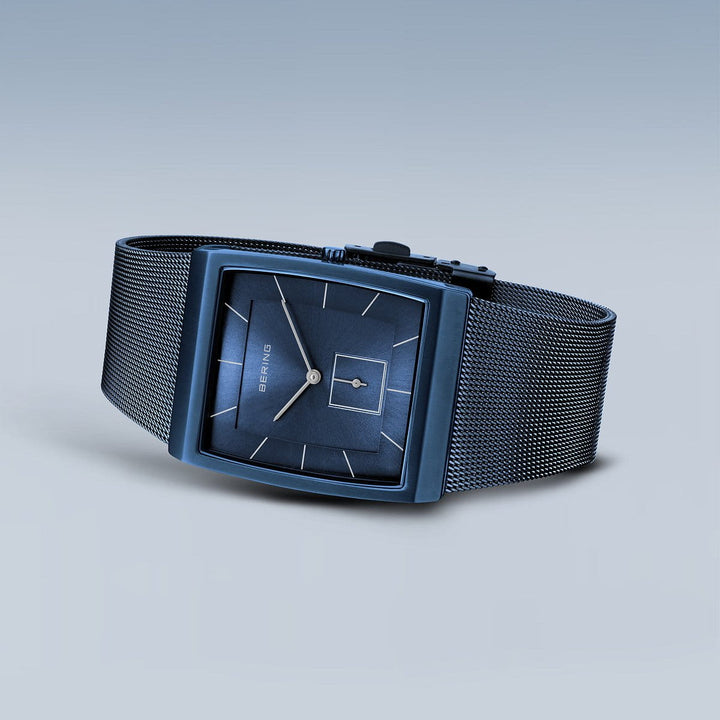 Bering men's watch blue dial - 16033-397
