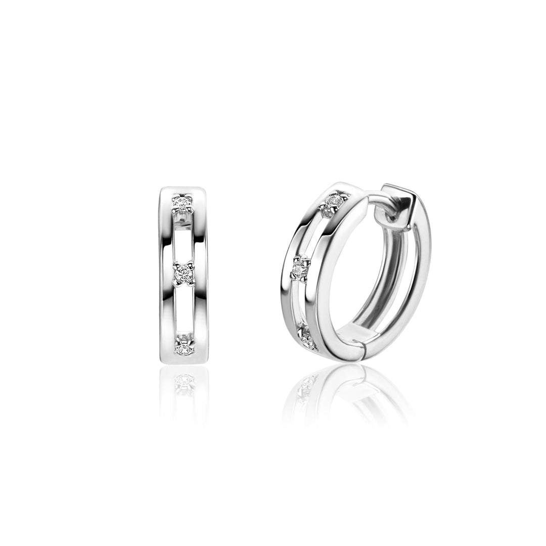 Zinzi Oorbellen Zilver Zio2451