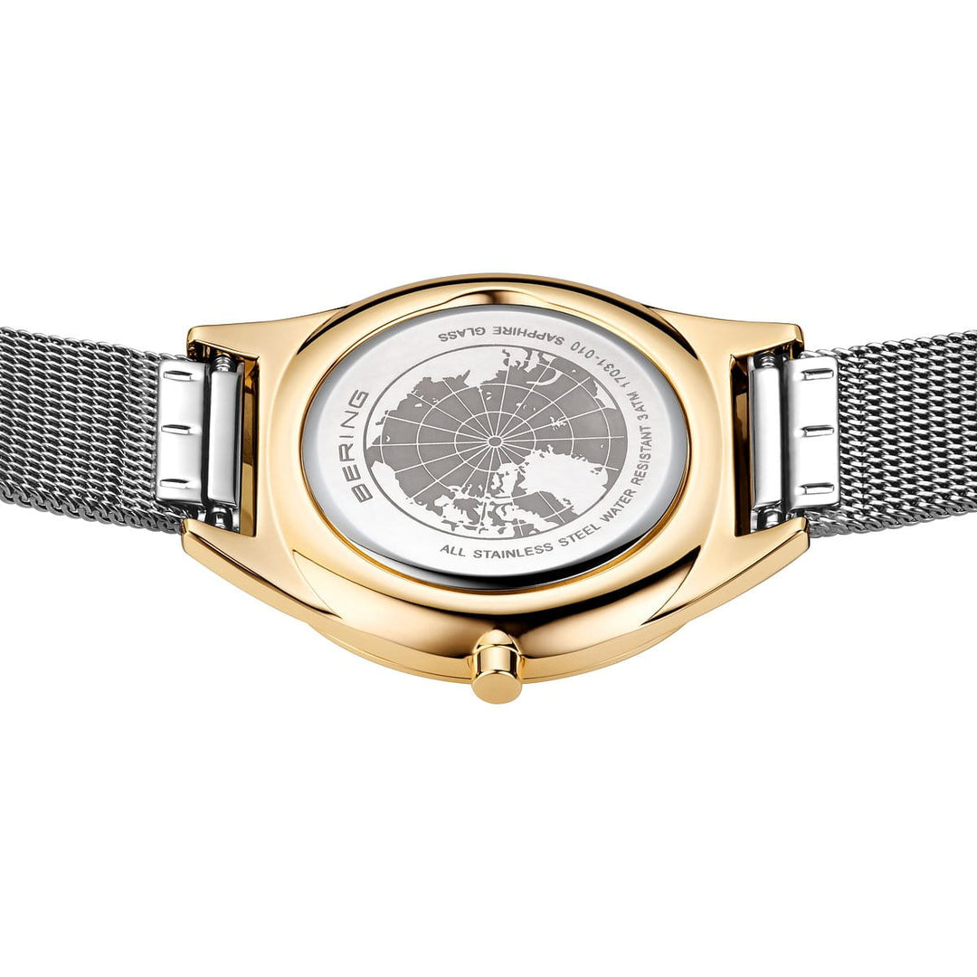 bering dames horloge zilveren wijzerplaat - 17031-010
