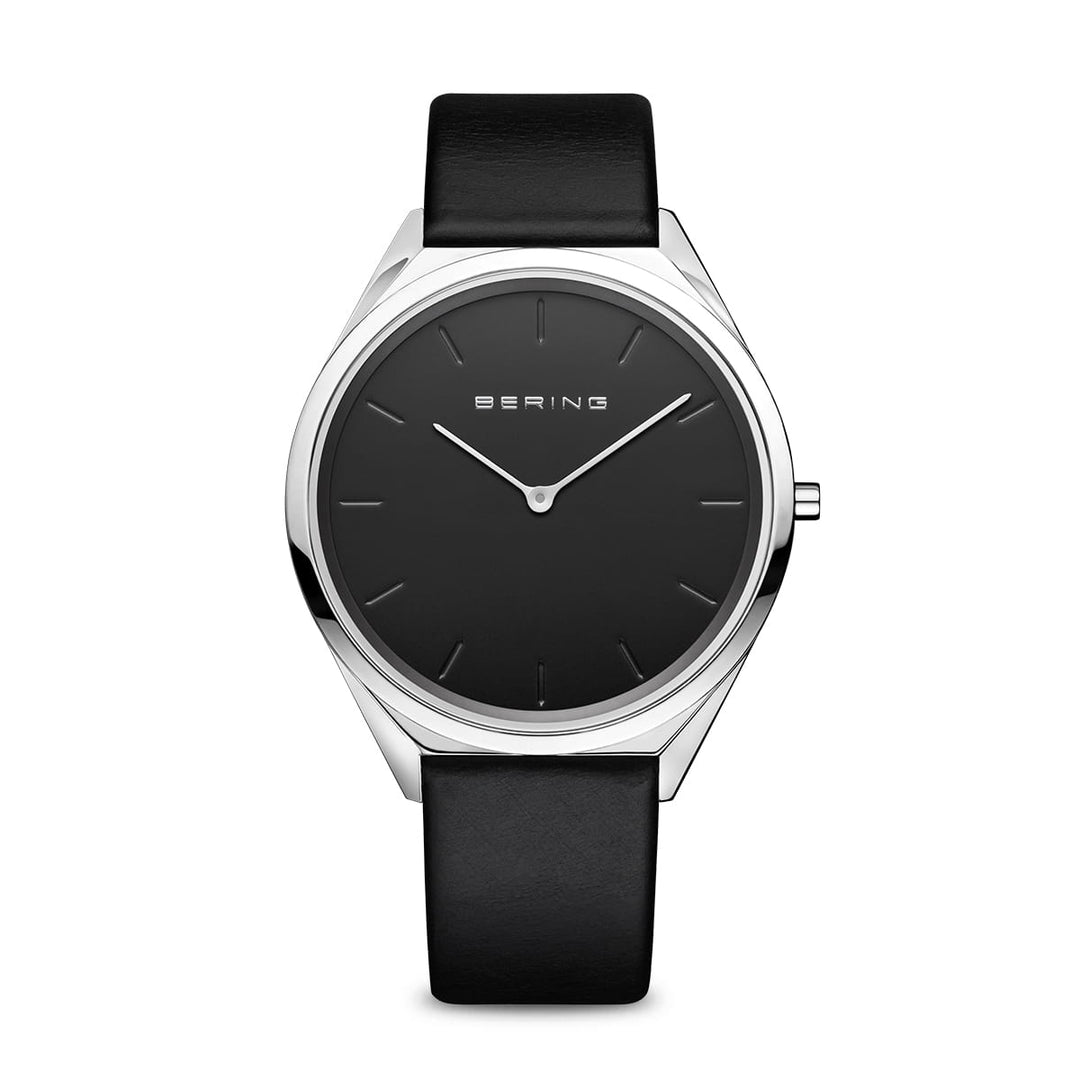Bering unisex watch black dial - 17039-402