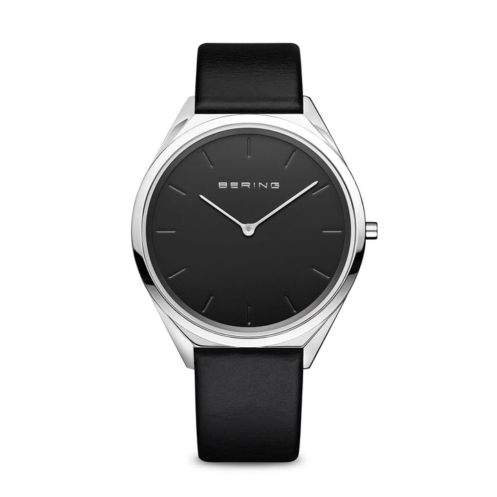 Bering unisex watch black dial - 17039-402