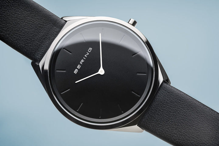 Bering unisex watch black dial - 17039-402