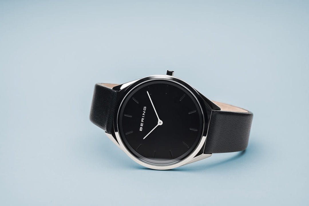 Bering unisex watch black dial - 17039-402