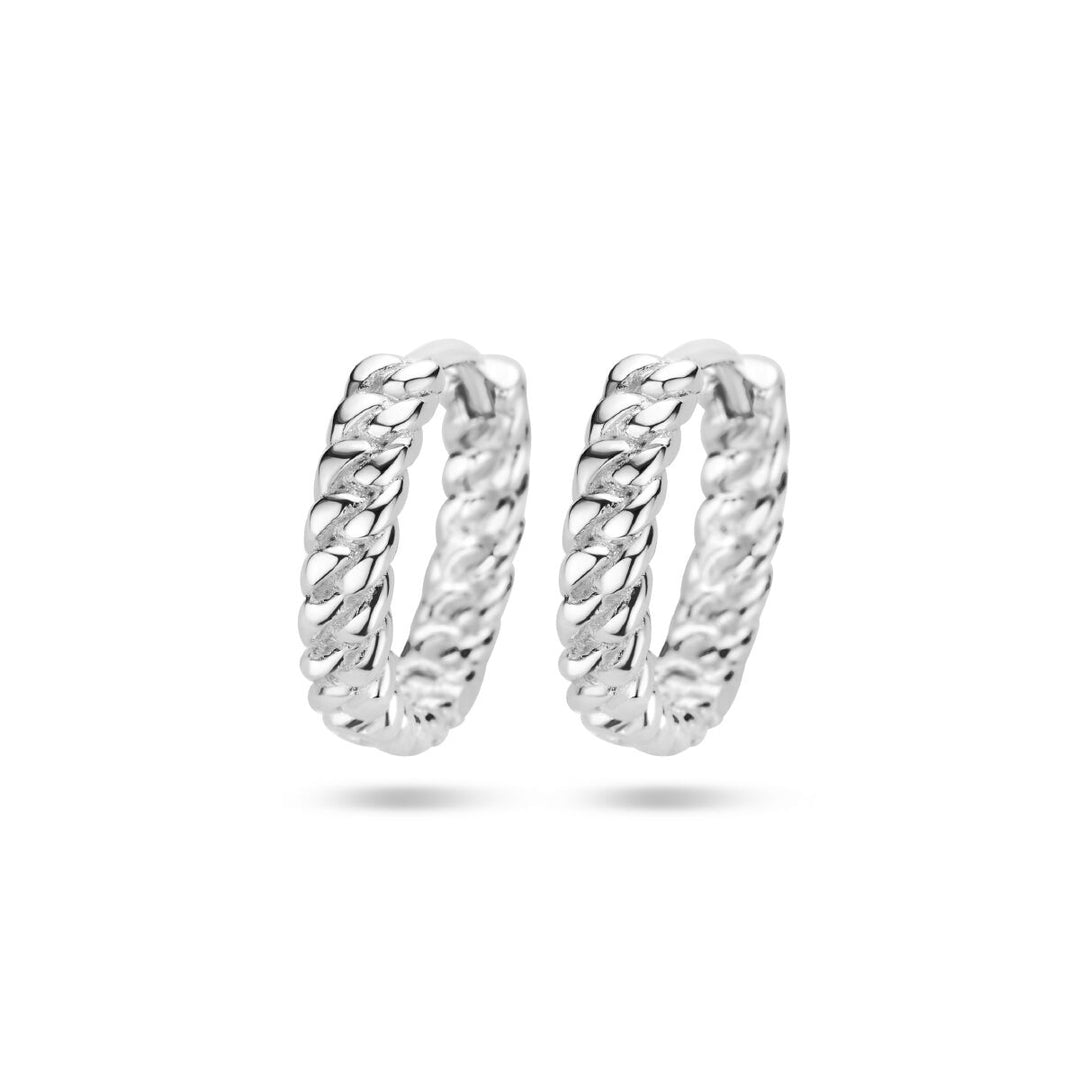 drop earrings silver rhodium plated