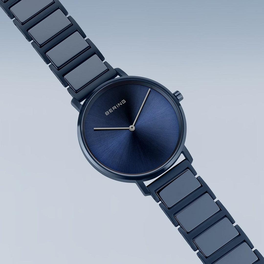Bering men's watch blue dial - 18539-797