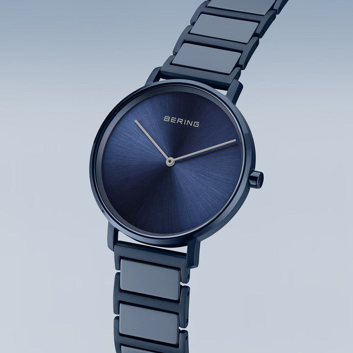 Bering men's watch blue dial - 18539-797