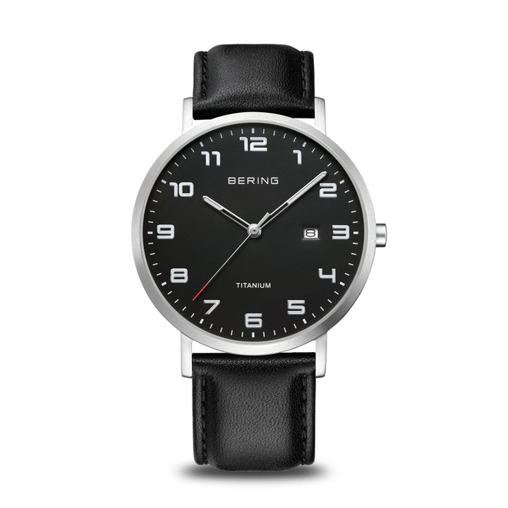 Bering men's watch black dial - 18640-402 