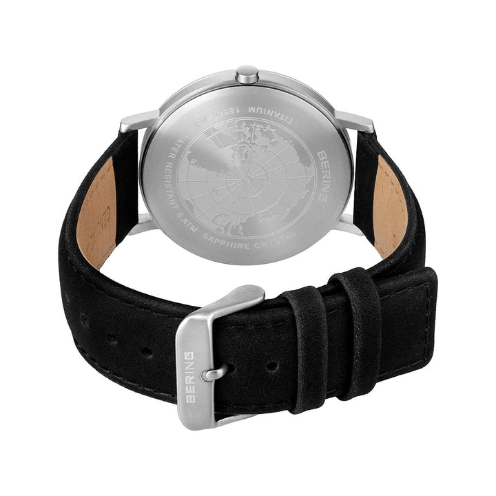 Bering men's watch black dial - 18640-402 