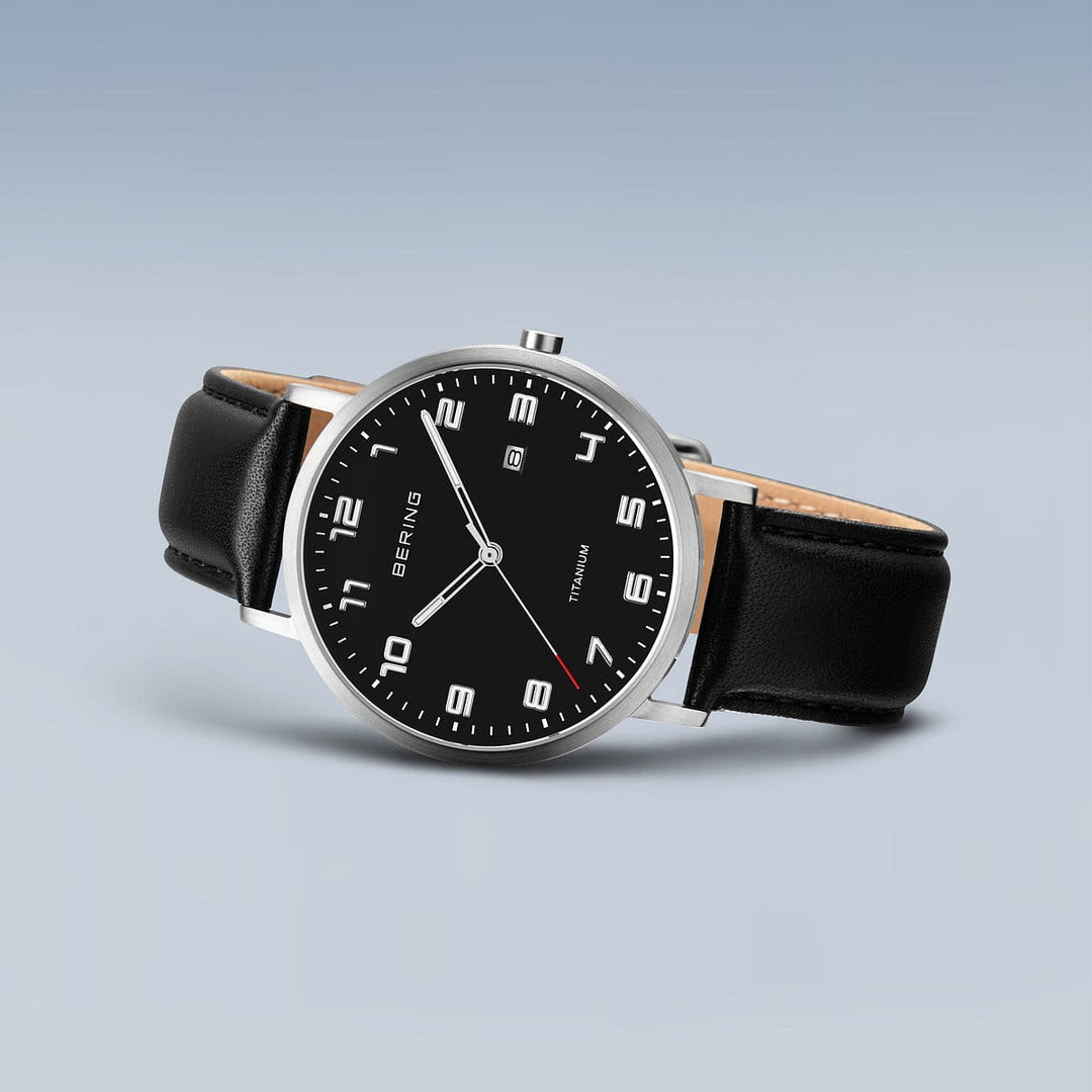 Bering men's watch black dial - 18640-402 