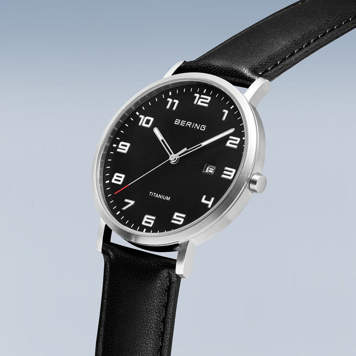 Bering men's watch black dial - 18640-402 