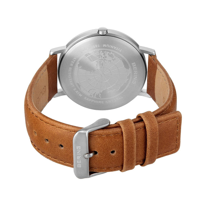 Bering men's watch blue dial - 18640-567