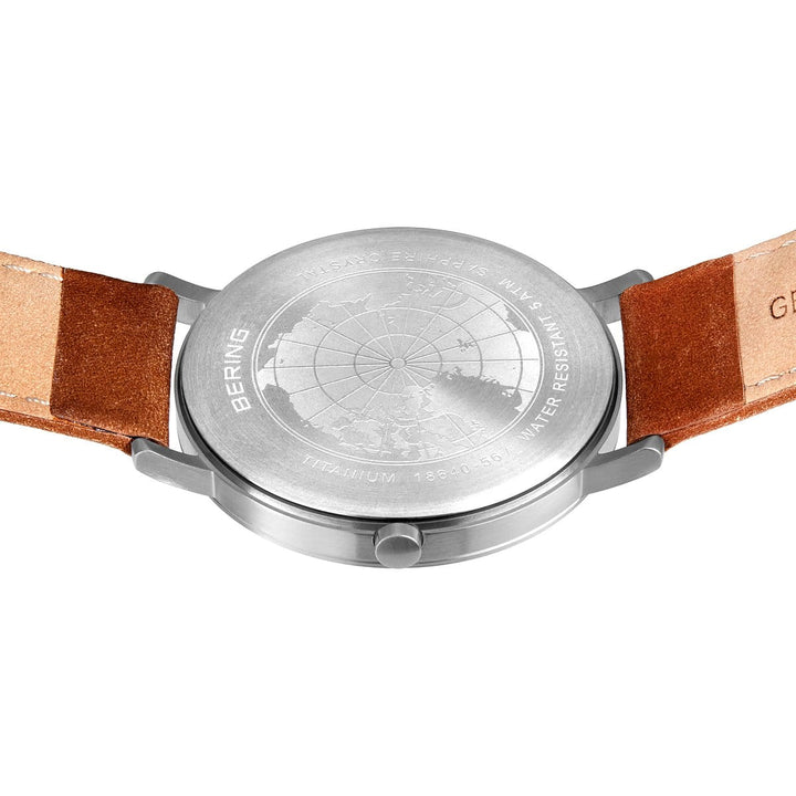 Bering men's watch blue dial - 18640-567