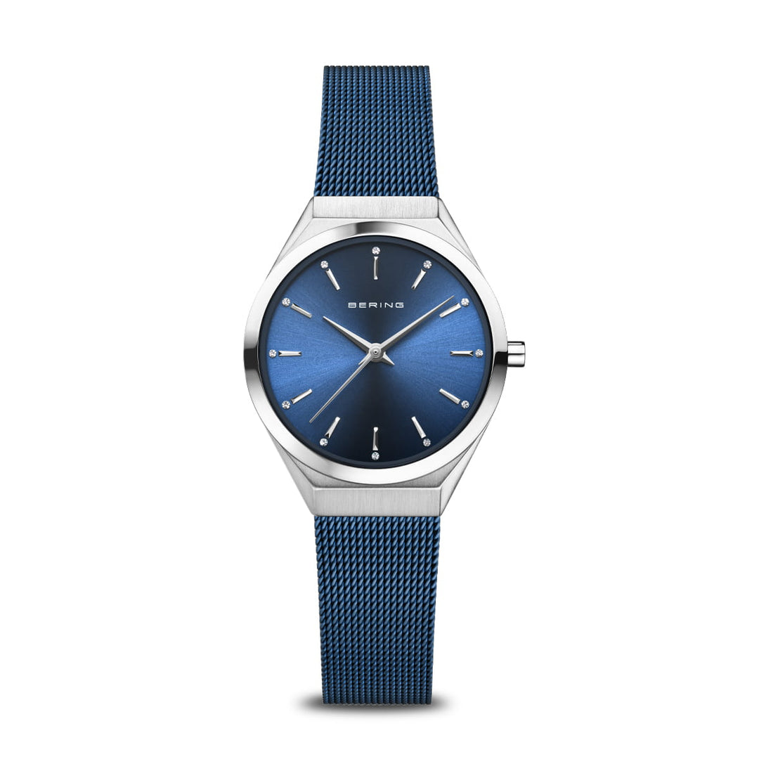 Bering unisex watch blue dial - 17031-307