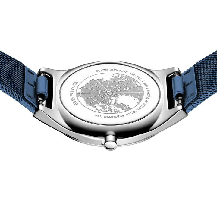 Bering unisex watch blue dial - 17031-307