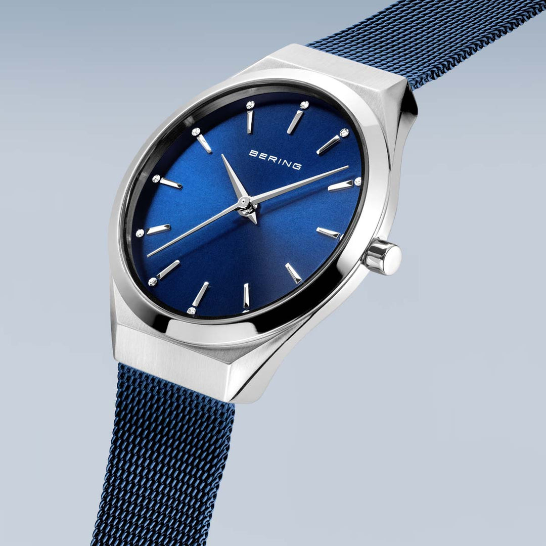 Bering unisex watch blue dial - 17031-307