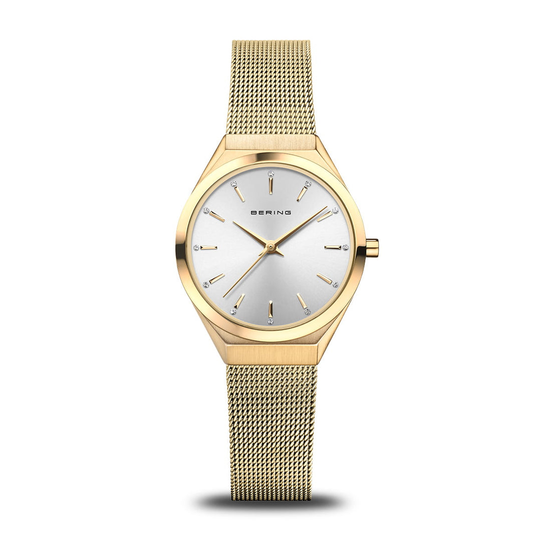 Bering dames horloge witte wijzerplaat - 18729-330
