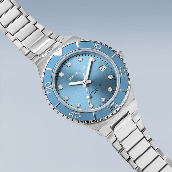 Bering ladies watch blue dial - 18936-705