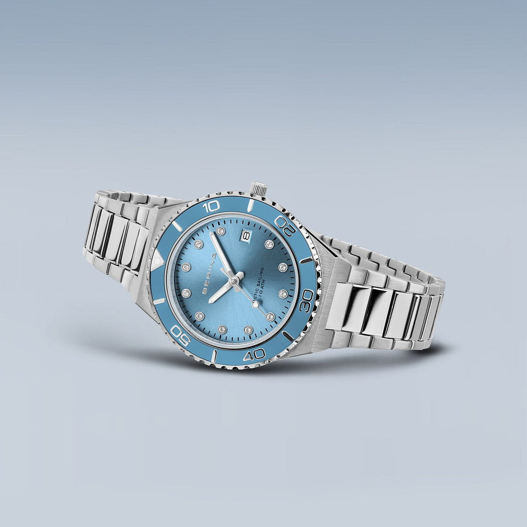Bering ladies watch blue dial - 18936-705