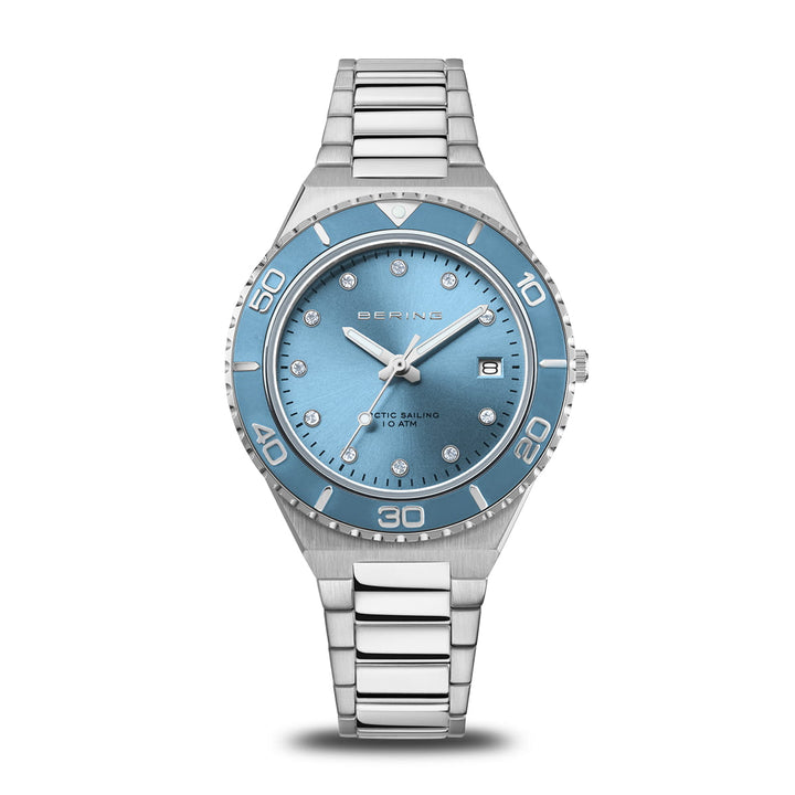 Bering ladies watch blue dial - 18936-705