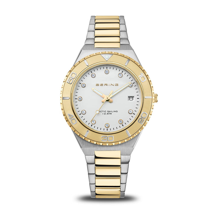Bering ladies watch white dial - 18936-710