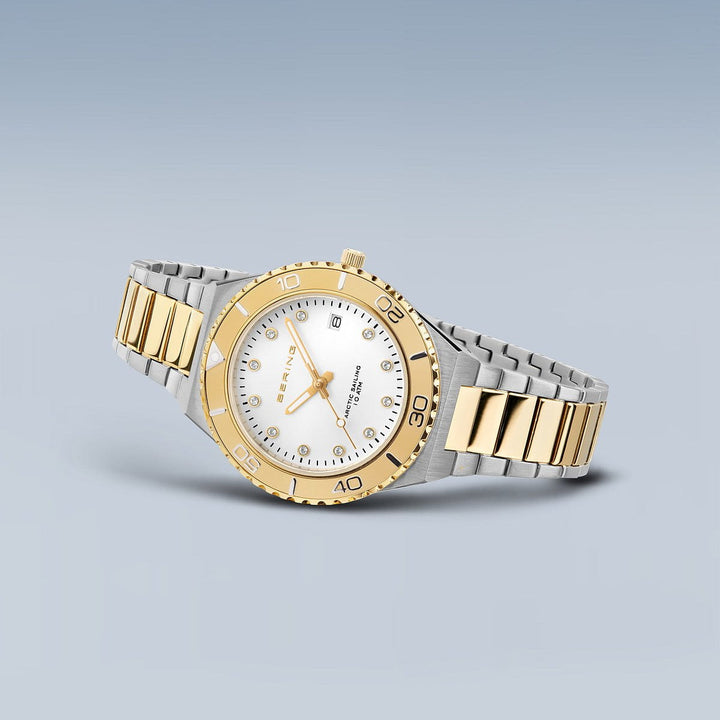 Bering ladies watch white dial - 18936-710