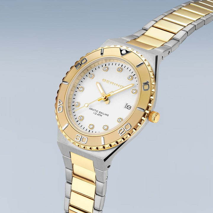 Bering ladies watch white dial - 18936-710